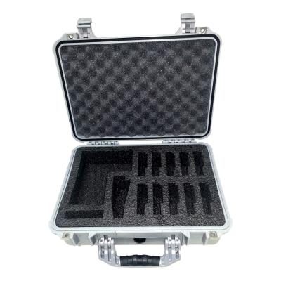 hard shell case. holds up to ten 705p, one 706rc, calibrator and accessories.